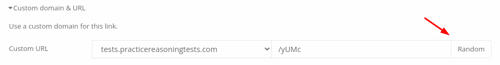 Updated 'random' function for custom shortlink domains